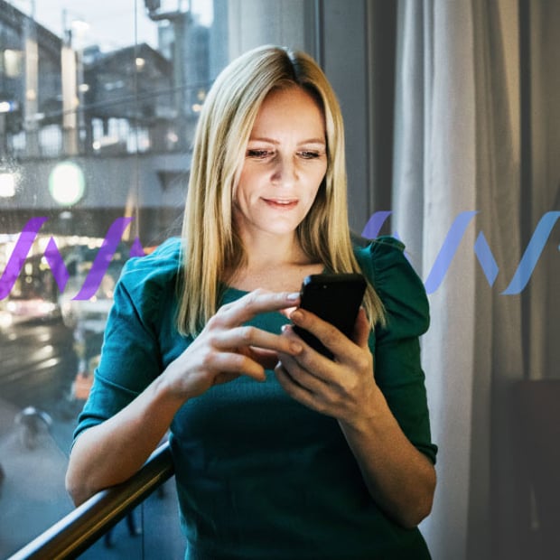 Photo of woman talking on her cell phone